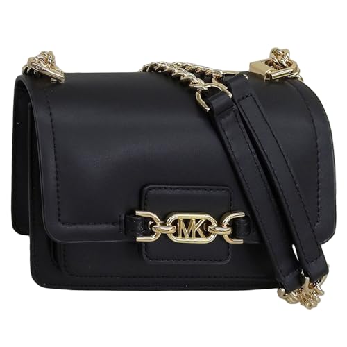 美品✨マイケルコース　レザー メッセンジャーバッグ ブラック シボ　シルバー金具 MICHAEL KORS マイケルコース ショルダーバッグ レディース